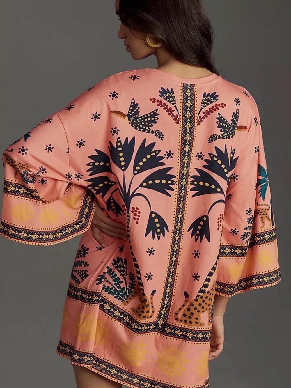 FARM Rio Pink Printed Shift Mini Dress - Picture 3 of 3
